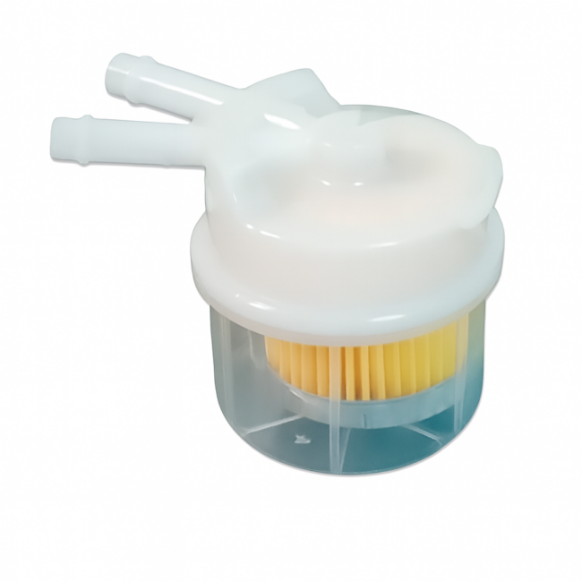 "FILTRO DE GASOLINA PLASTICO "V"  ISUZU AÑO 85-89/GM AÑO 85-88/TOYOTA COROLLA/TECEL"