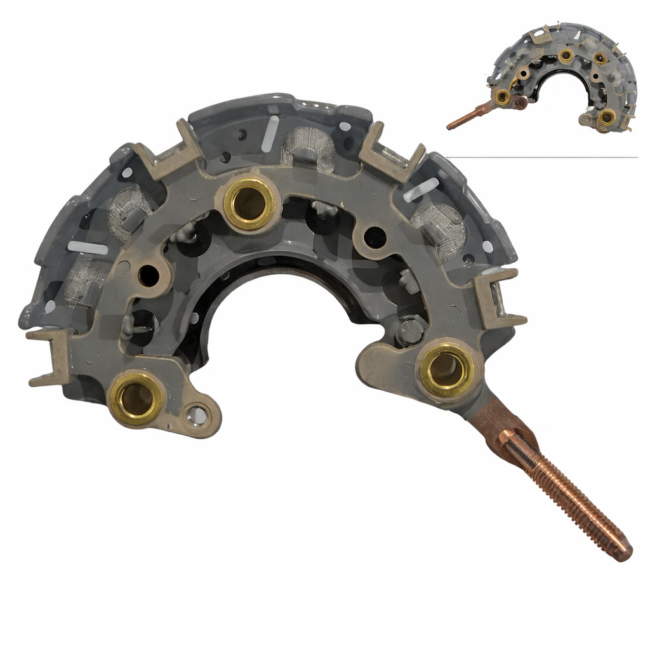 PLACA DE DIODOS  12V. 60-80A HONDA ACORD 1998-2002 4 CIL. 2.3L,TOYOTA 4RUNNER 1993-1995 4 CIL. 2.4L,TOYOTA 22R 1989-1995 4 CIL. 2.4L